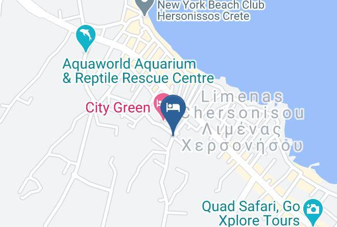 Central Hersonissos Hotel Map