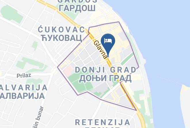 Belgrade City - Central Hotel Maps