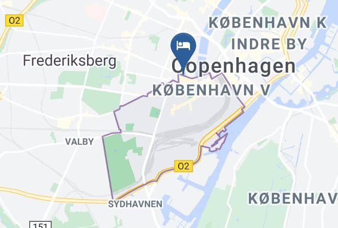 Kobenhavn - Central Hotel & Cafe Maps