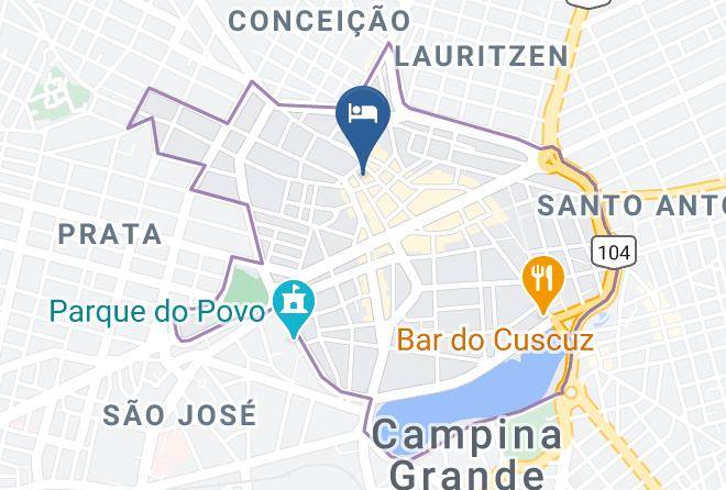 Campina Grande - Central Hotel Maps