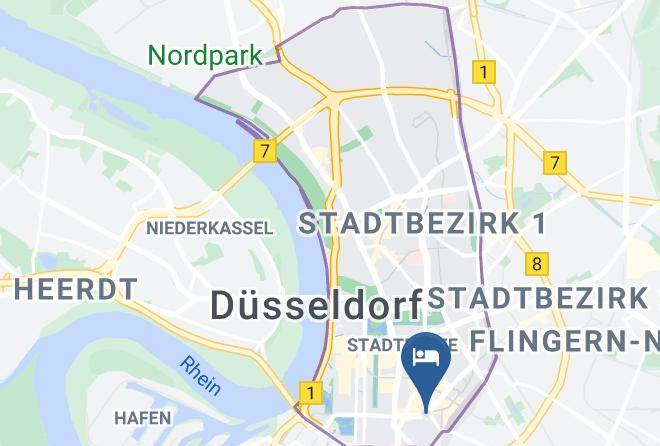 Dusseldorf - Central Hotel Dusseldorf Maps
