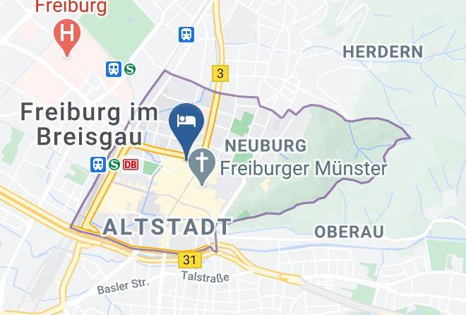 Freiburg - Central Hotel Freiburg Maps