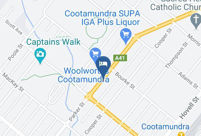 Gundagai - Central Hotel Maps