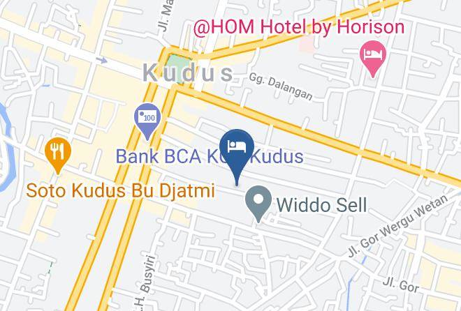 Kudus Regency - Central Hotel Maps