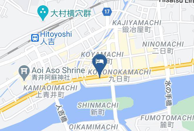 Hitoyoshi City - Central Hotel Maps