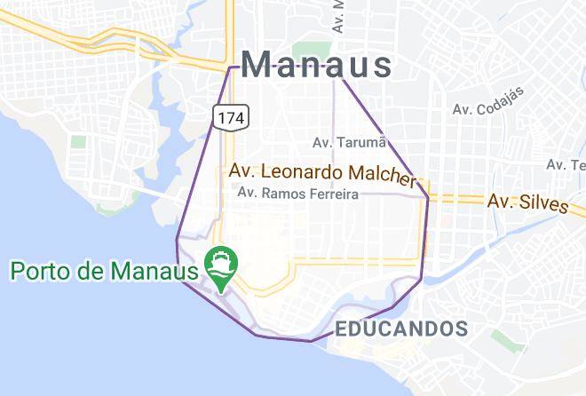 Manaus - Central Hotel Manaus Maps