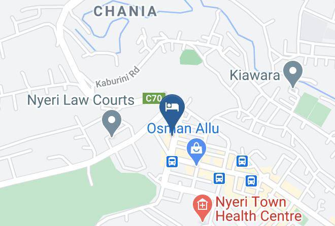 Nyeri - Central Hotel Nyeri Maps