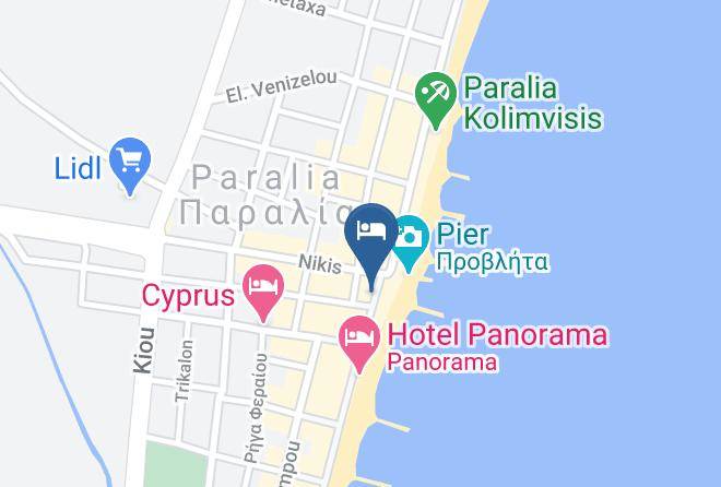 Pieria - Central Hotel Maps