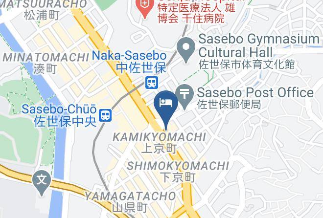 Central Hotel Sasebo Map