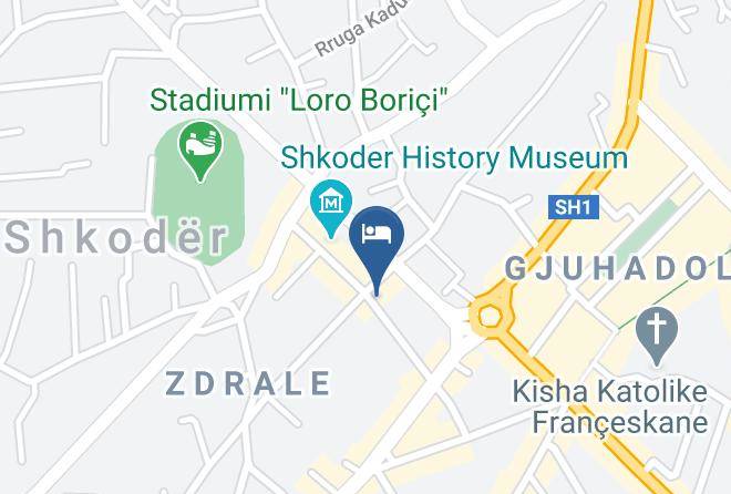 Shkoder - Central Hotel Maps