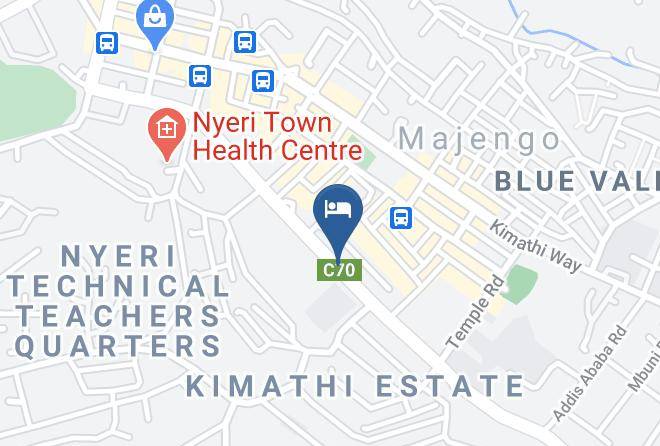 Nyeri - Central Hotel Swahili Dishes Maps