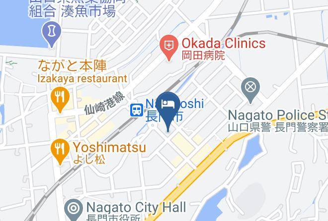 Nagato City - Central Hotel Maps