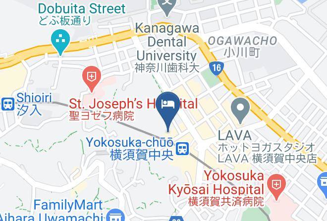 Yokosuka City - Central Hotel Maps