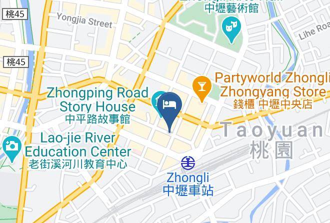 Zhongli District - Central Hotel Maps