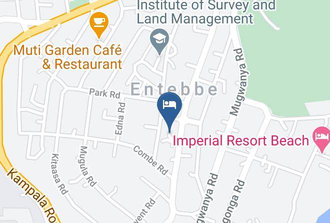 Central Inn Entebbe Map