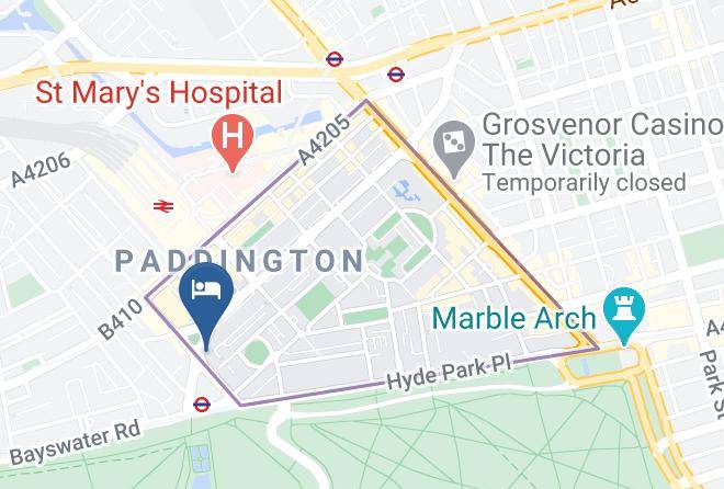 London - Central London Budget Hotel Maps