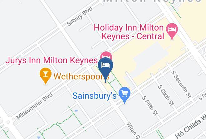 Milton Keynes - Central Mk The Hub Maps