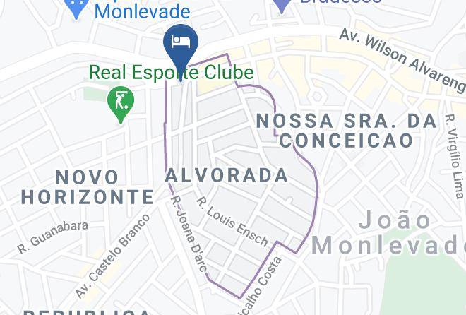 Joao Monlevade - Central Palace Hotel Maps