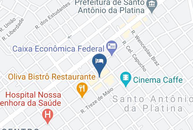 Santo Antonio Da Platina - Central Park Hotel Ltda Maps