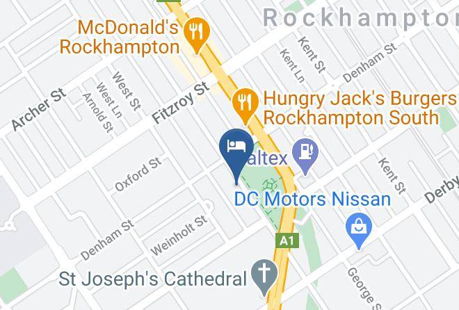 Rockhampton - Central Park Motel Maps