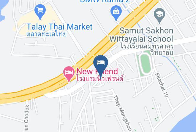 Amphoe Mueang Samut Sakhon - Central Place Hotel Maps