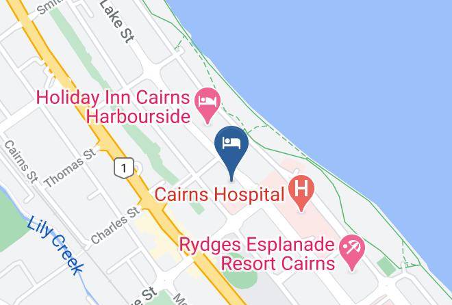 Cairns - Central Plaza Apartment Hotel Maps