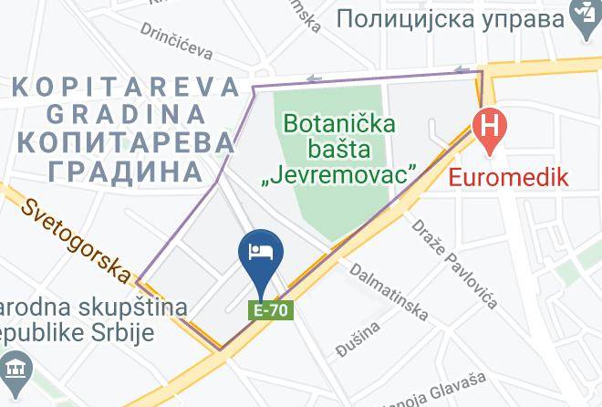 Belgrade City - Central Point Hotel Maps