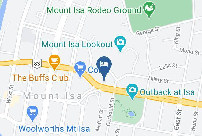 Mount Isa - Central Point Motel Maps