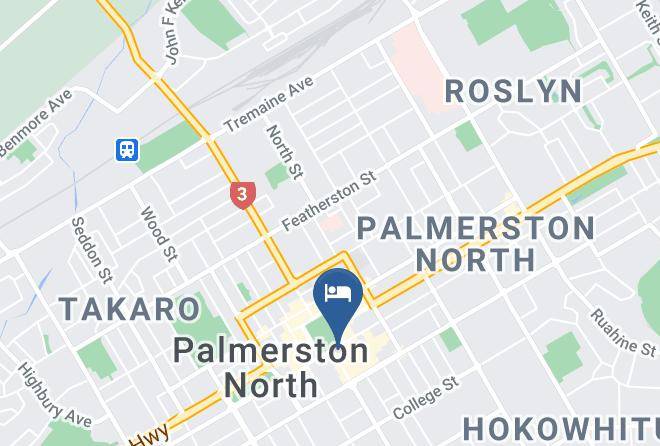 Palmerston North - Central Square Hotel Maps