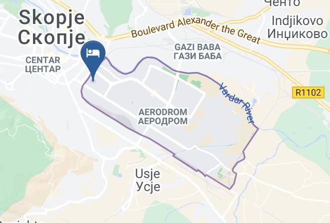 Central Station Skopje Map