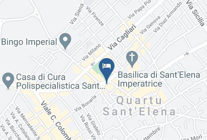 Cagliari - Centrale Hotel Ristopizza Caffe Maps