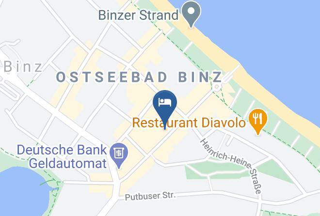 Vorpommern Rugen - Centralhotel Binz Maps