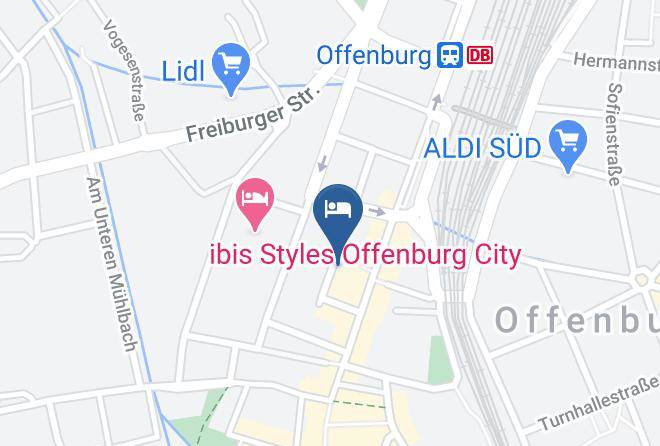 Ortenaukreis - Centralhotel Garni Maps