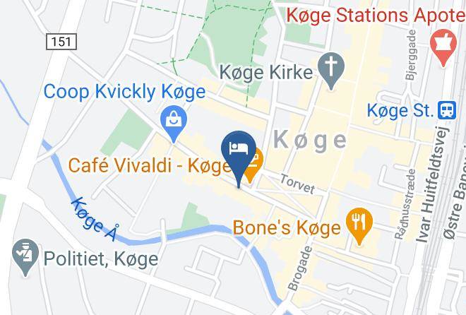 Koge - Centralhotellet Maps