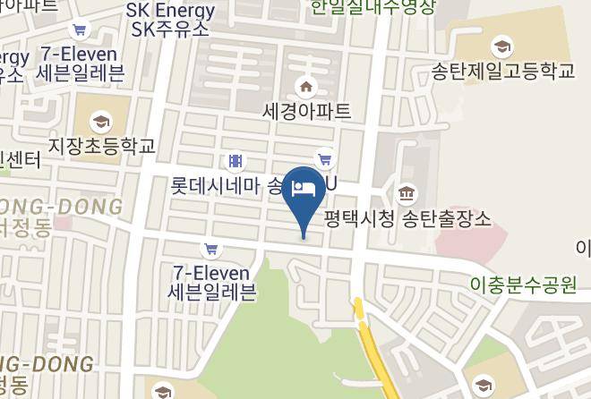 Pyeongtaeksi - Centralperson Pyeongtaek Hotel Maps