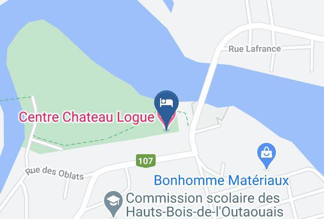 La Vallee De La Gatineau Regional County Municipality - Centre Chateau Logue Maps