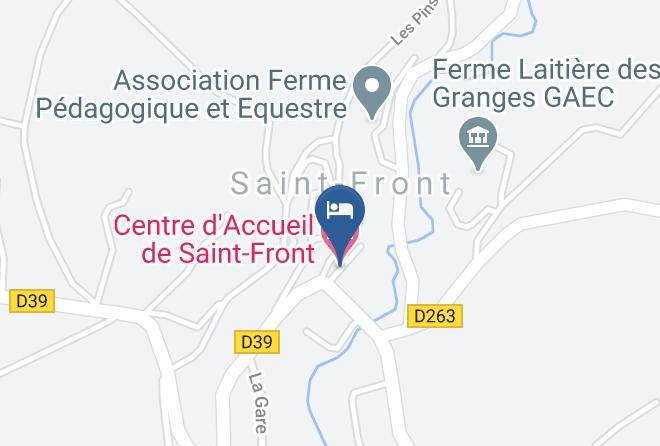 Centre D'accueil De Saint Front Map