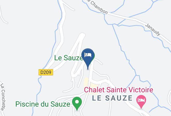 Centre De Vacances Ccas Le Dahu Map