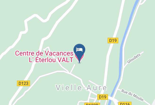 Hautes Pyrenees - Centre De Vacances L' Eterlou Valt Maps