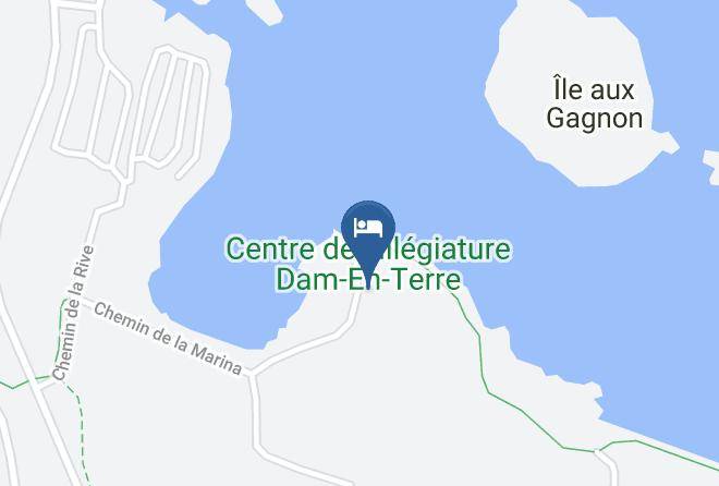 Lac Saint Jean Est Regional County Municipality - Centre De Villegiature Dam En Terre Maps