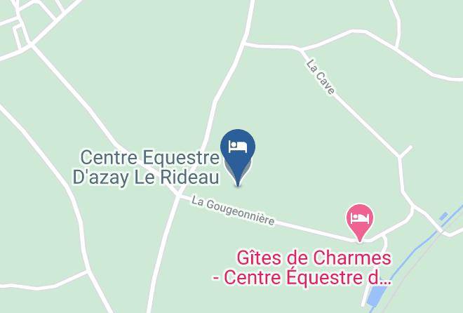 Indre Et Loire - Centre Equestre D'azay Le Rideau Maps