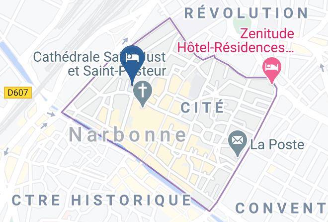 Aude - Centre International De Sejour Narbonne Maps