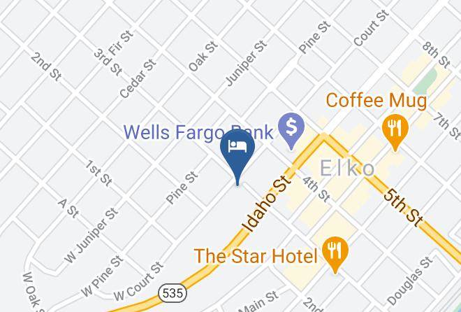Elko - Centre Motel Maps