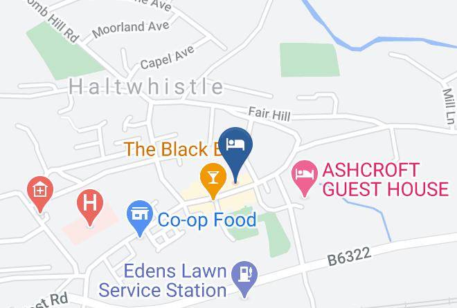 Northumberland - Centre Of Britain Hotel Maps