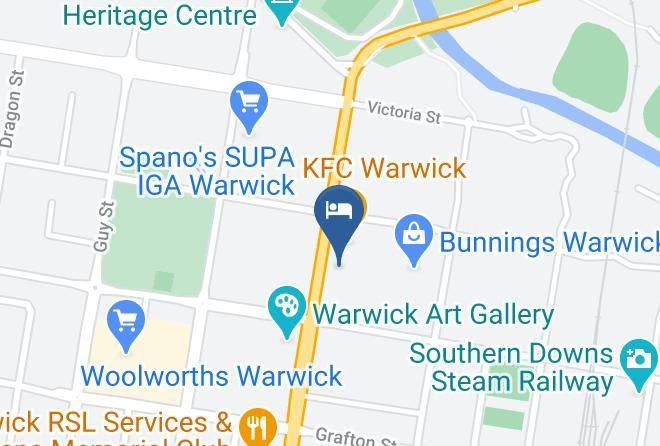 Southern Downs - Centre Point Mid City Motor Inn Maps