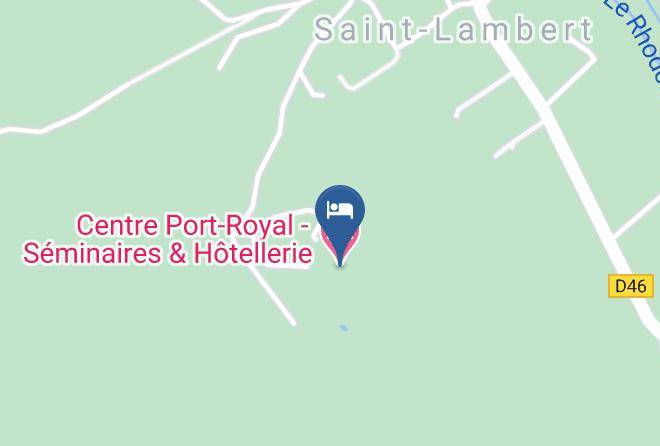 Yvelines - Centre Port Royal Seminaires & Hotellerie Maps