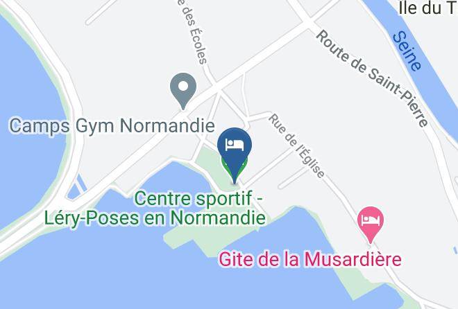 Eure - Centre Sportif Lery Poses En Normandie Maps