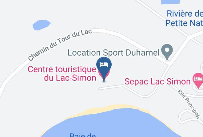 Papineau Regional County Municipality - Centre Touristique Du Lac Simon Maps