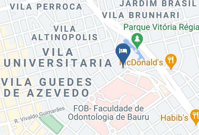 Bauru - Centrinho Bauru Pousada Dos Anjos Maps