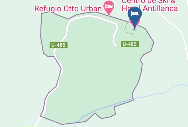 Centro De Ski & Hotel Antillanca Map